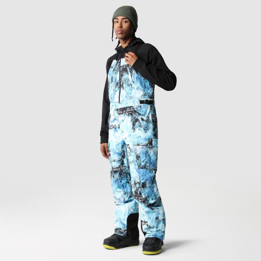 מכנסי סרגל מודפסים לגברים ב-norse Face כחול