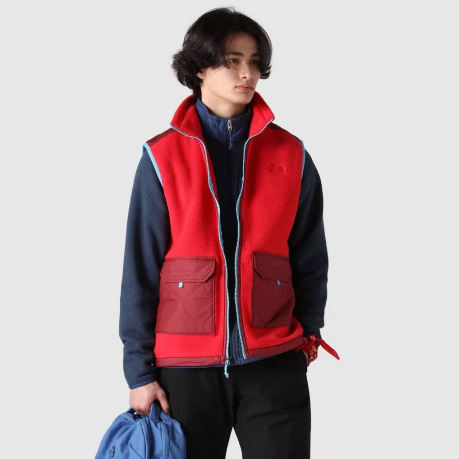 גברים רויאל קשת צמר ג\'ילט הפנים הצפוני אדום