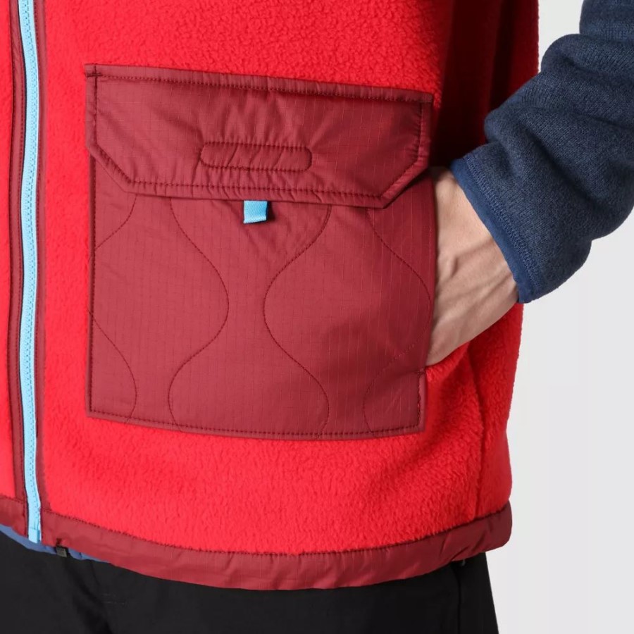 גברים רויאל קשת צמר ג\'ילט הפנים הצפוני אדום