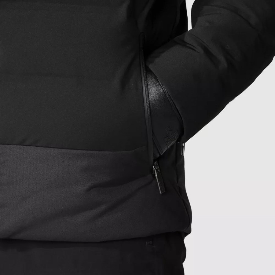 גברים תוקף מעיל פוך שחור הפנים הצפוני