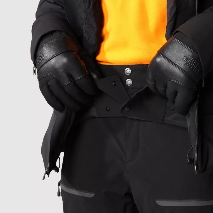 גברים תוקף מעיל פוך שחור הפנים הצפוני