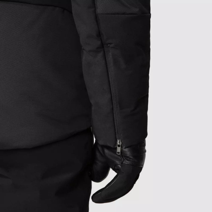 גברים תוקף מעיל פוך שחור הפנים הצפוני