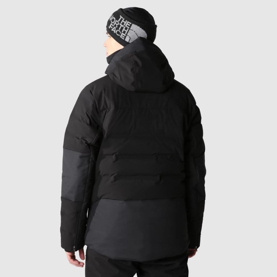 גברים תוקף מעיל פוך שחור הפנים הצפוני