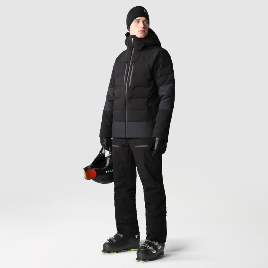 גברים תוקף מעיל פוך שחור הפנים הצפוני