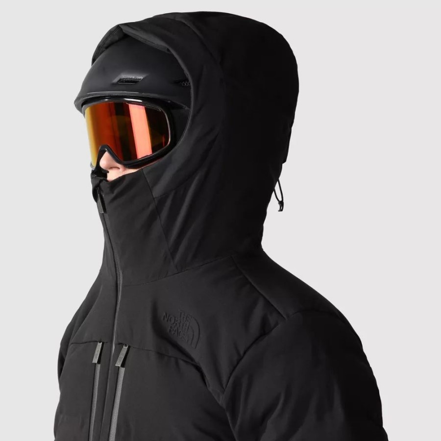 גברים תוקף מעיל פוך שחור הפנים הצפוני