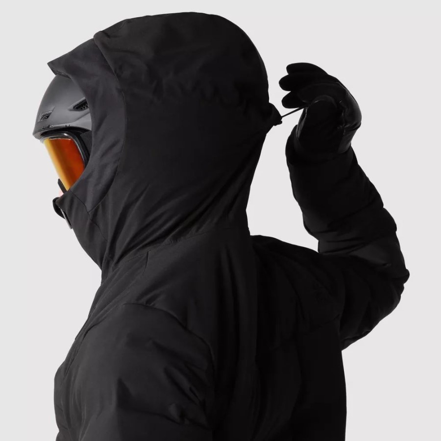 גברים תוקף מעיל פוך שחור הפנים הצפוני