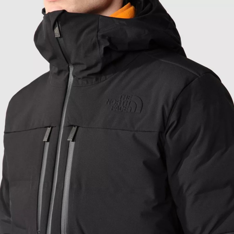 גברים תוקף מעיל פוך שחור הפנים הצפוני