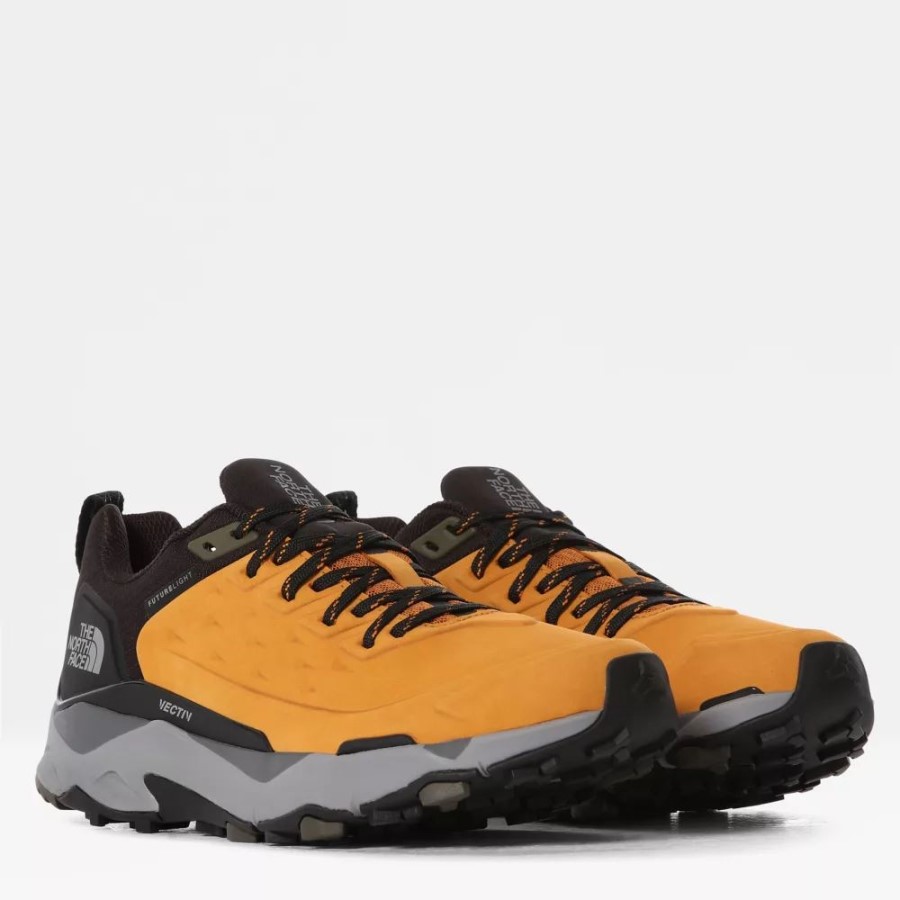גברים Vectiv Futurelight Exploris עור נעלי טיולים סיטרין צהוב הפנים הצפוני