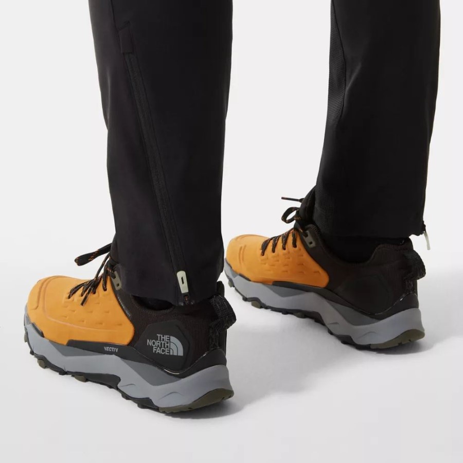 גברים Vectiv Futurelight Exploris עור נעלי טיולים סיטרין צהוב הפנים הצפוני