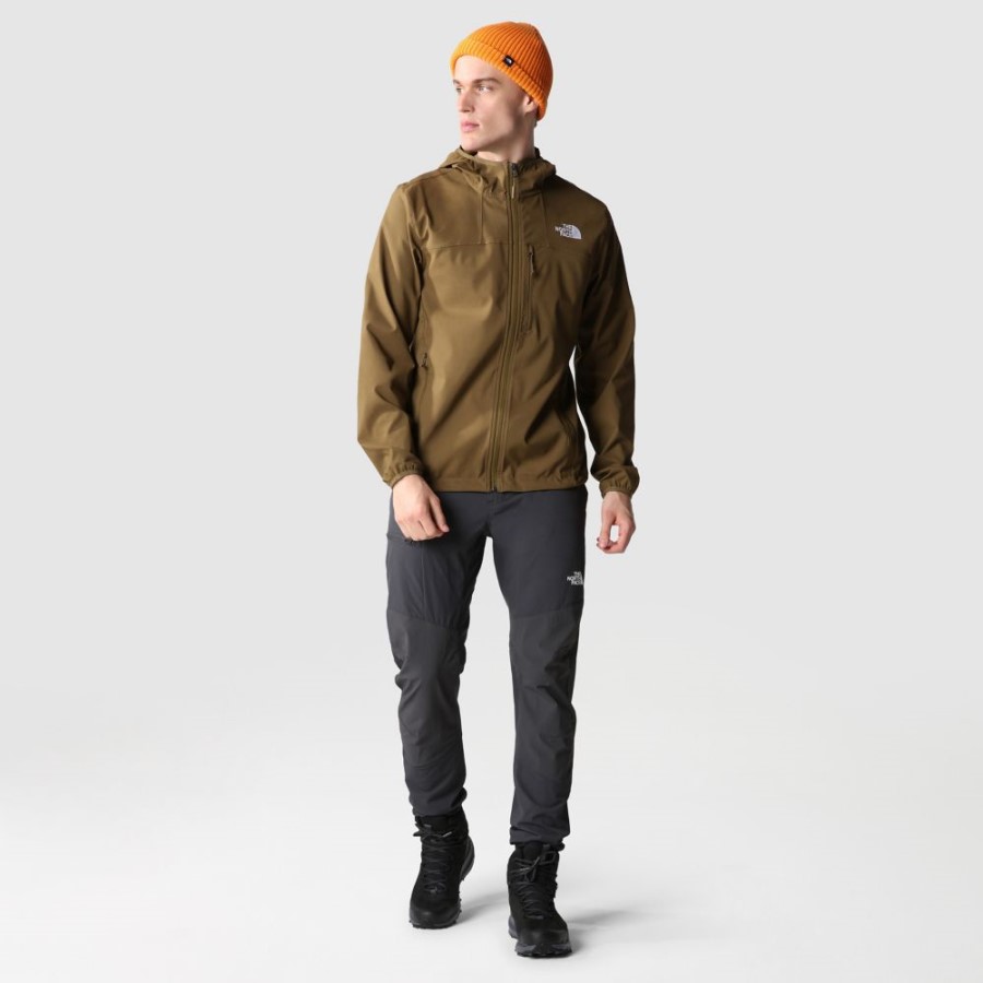 צבאי Olive The North Face גברים ז\'קט קפוצ\'ון זריז