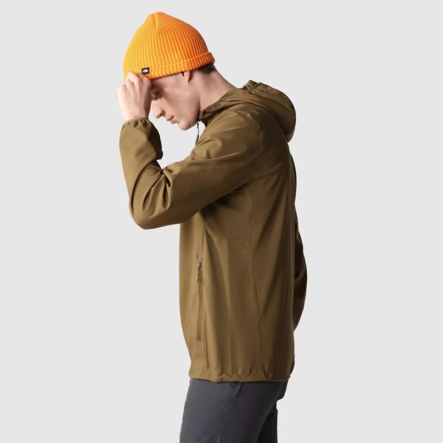 צבאי Olive The North Face גברים ז\'קט קפוצ\'ון זריז