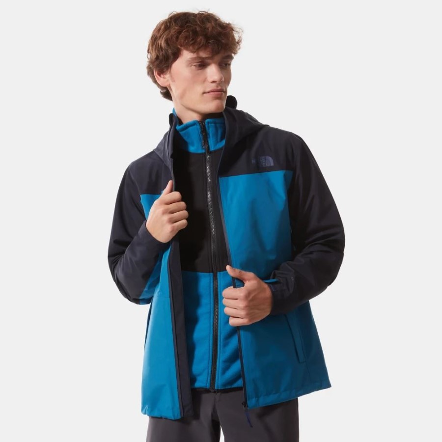 כחול כהה באנף גברים Dryzzle Futurelight ז\'קט הצפון פנים