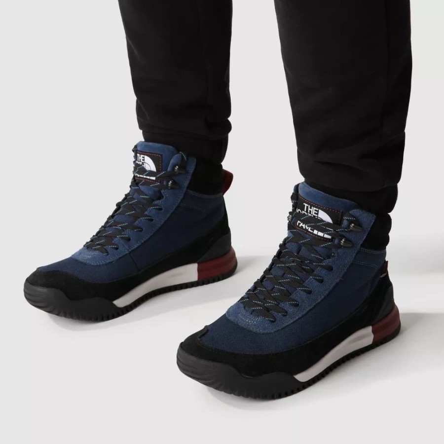 Shady Blue The North Face גברים חזרה למגפי רחוב Berkeley III טקסטיל