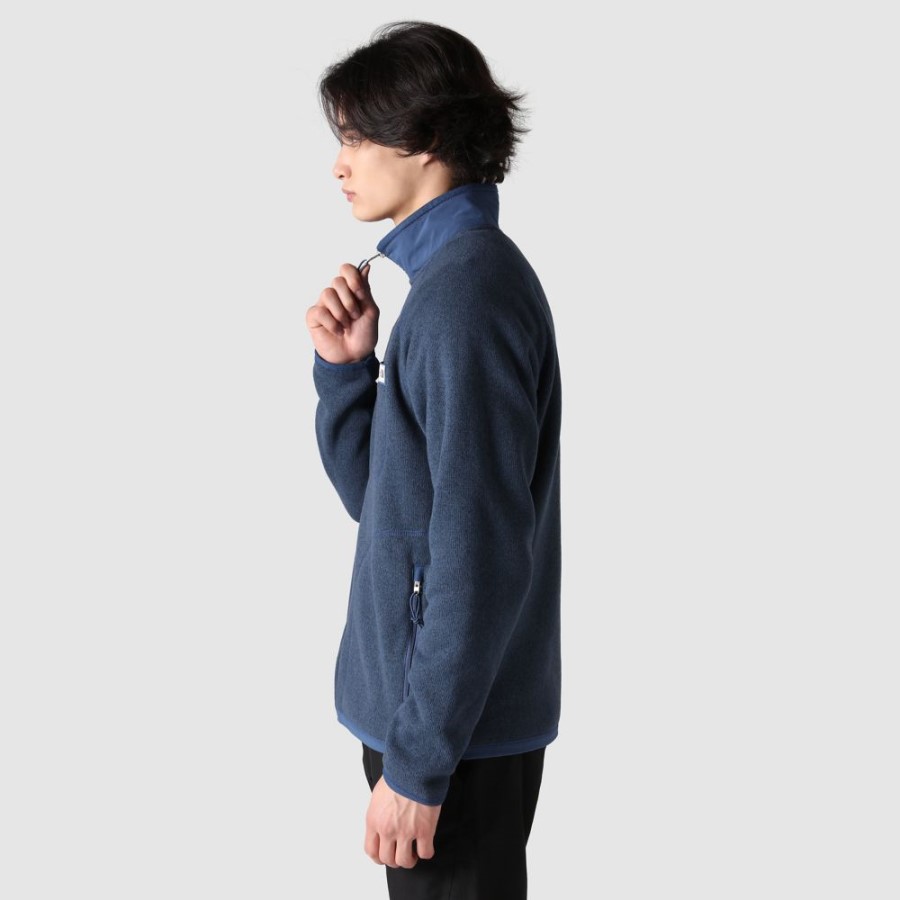 Shady Blue The North Face גברים Gordon Lyons מעיל צמר