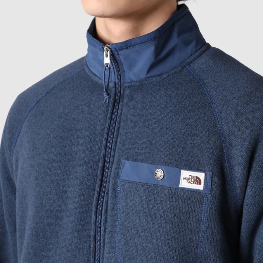 Shady Blue The North Face גברים Gordon Lyons מעיל צמר