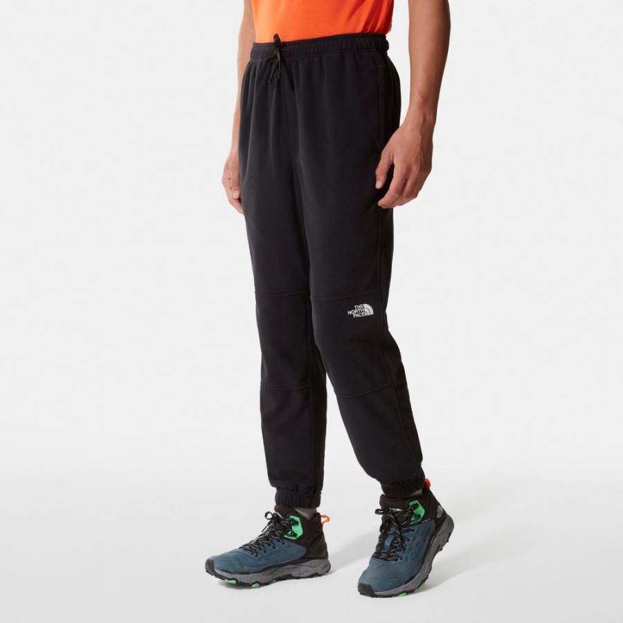 The North Face גברים שחורים Tka Glacier Fleece מכנסיים