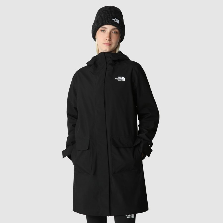 The North Face נשים שחורות City Breeze Rain Parka Ii