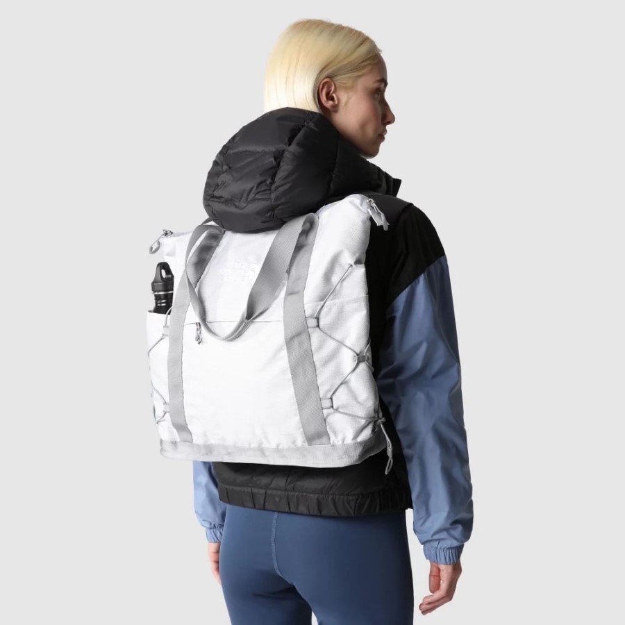 The North Face Borealis תיק לבן מתכתי