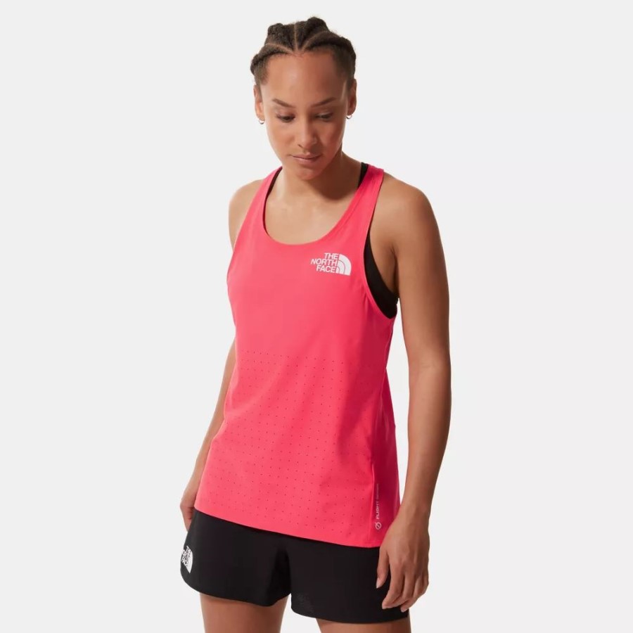 The North Face Brilliant Coral Women Flight גופיה חסרת משקל