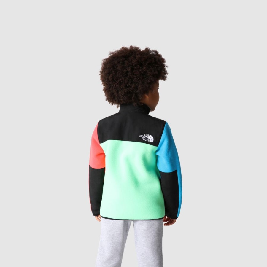 ז\'קט דנאלי לילדים ב-North Face כלורופיל ירוק