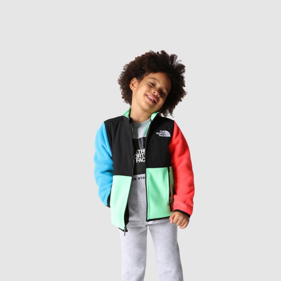 ז\'קט דנאלי לילדים ב-North Face כלורופיל ירוק