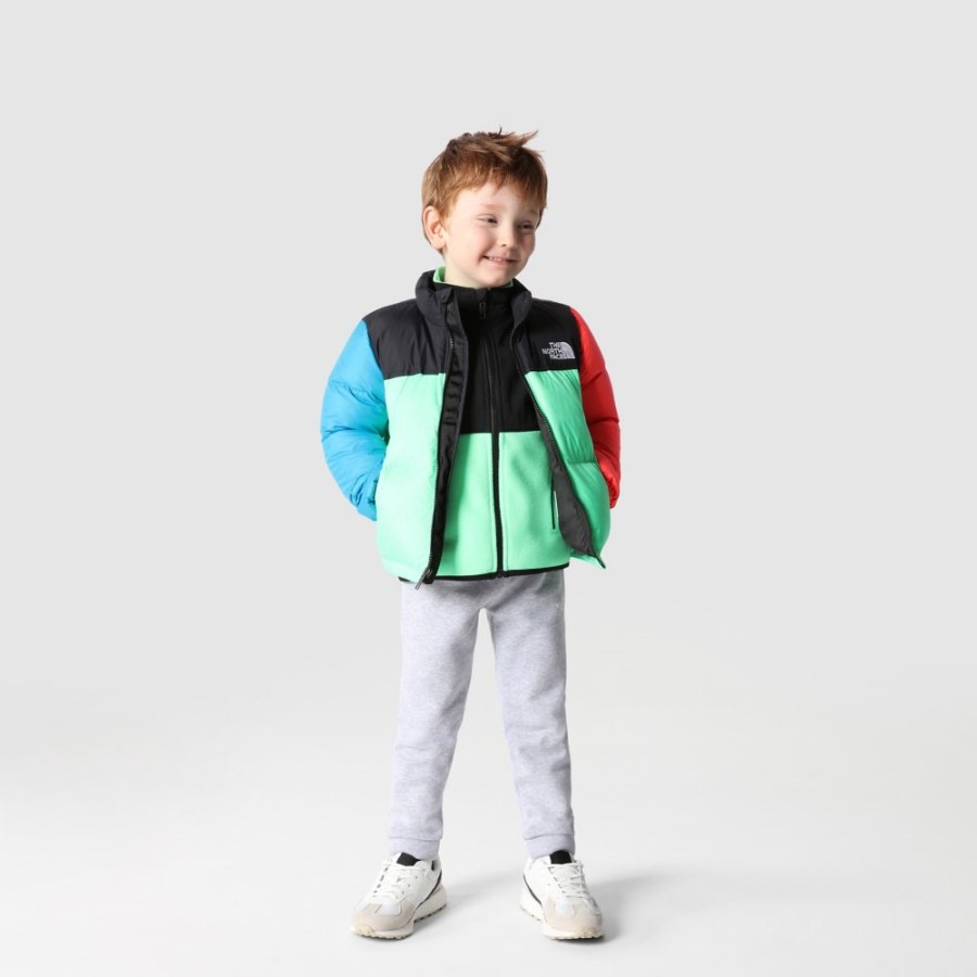 ז\'קט דנאלי לילדים ב-North Face כלורופיל ירוק
