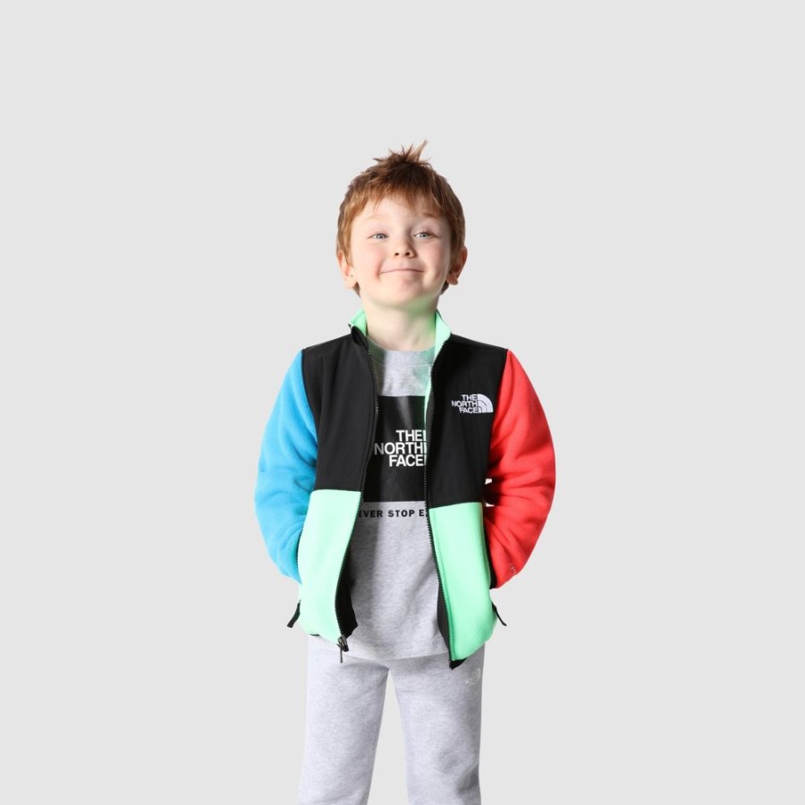 ז\'קט דנאלי לילדים ב-North Face כלורופיל ירוק