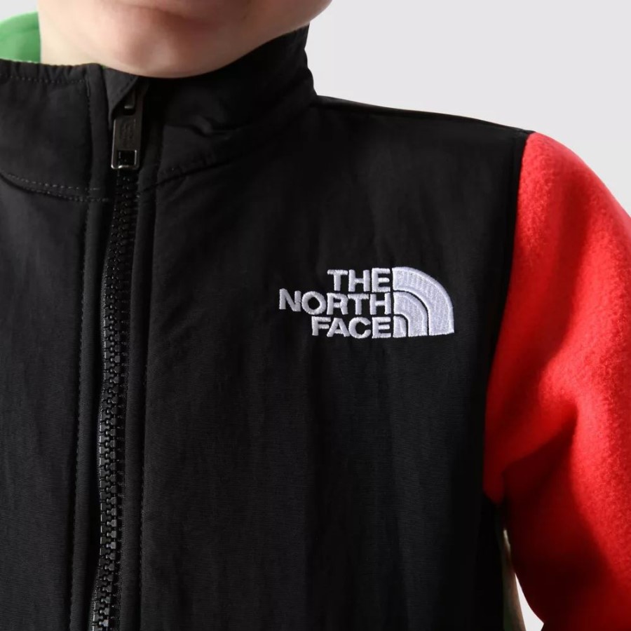ז\'קט דנאלי לילדים ב-North Face כלורופיל ירוק