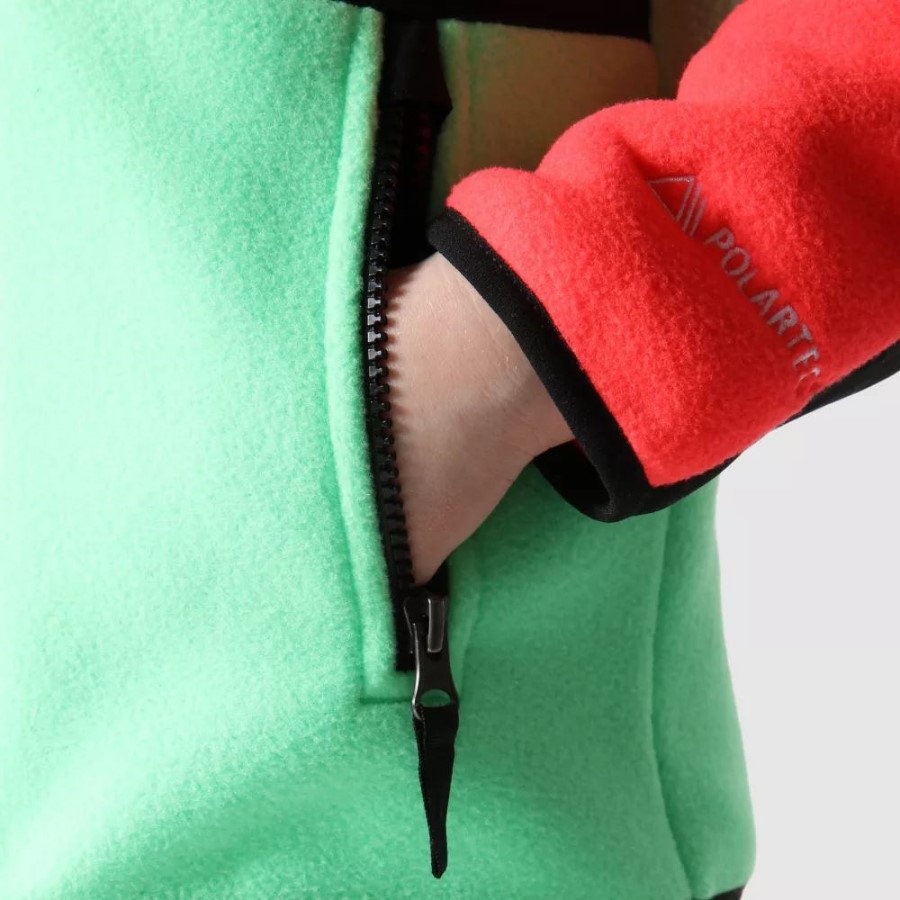 ז\'קט דנאלי לילדים ב-North Face כלורופיל ירוק