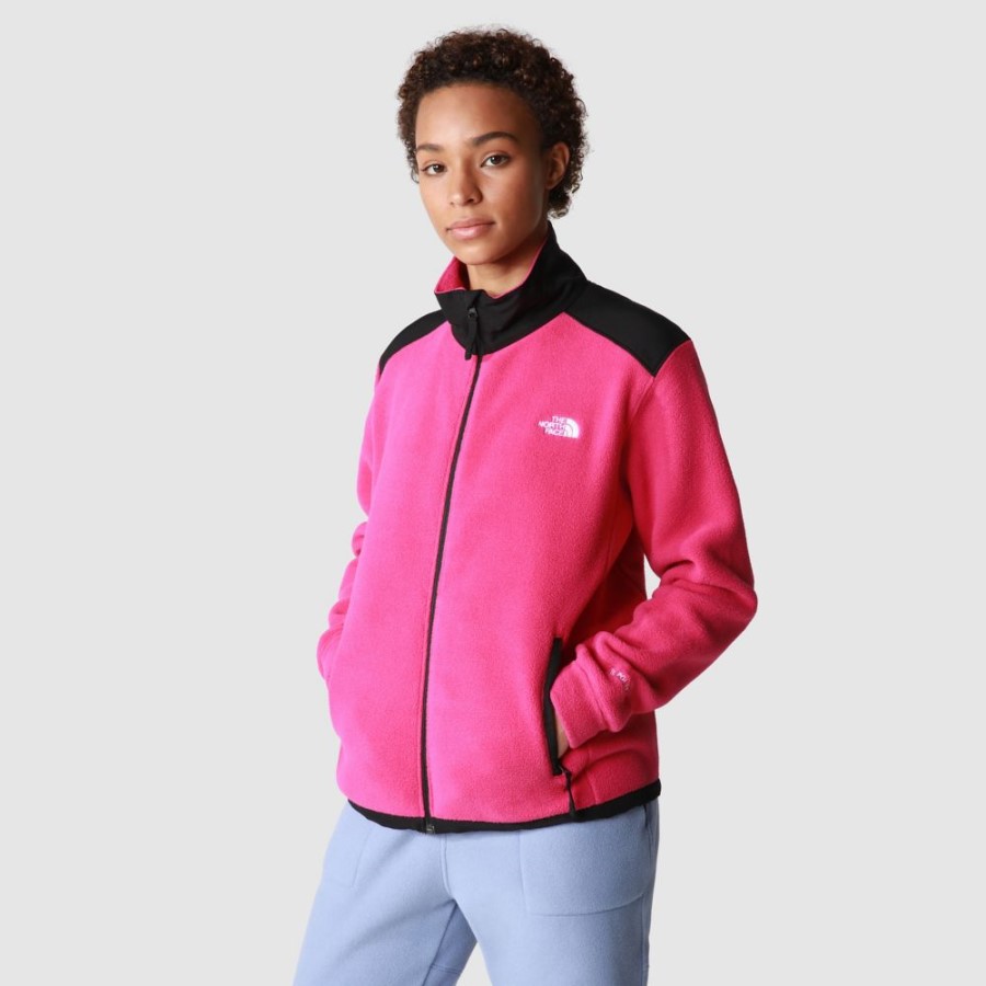 The North Face Fuschia ורוד נשים Alpine Polartec Fleece 200 Jacket