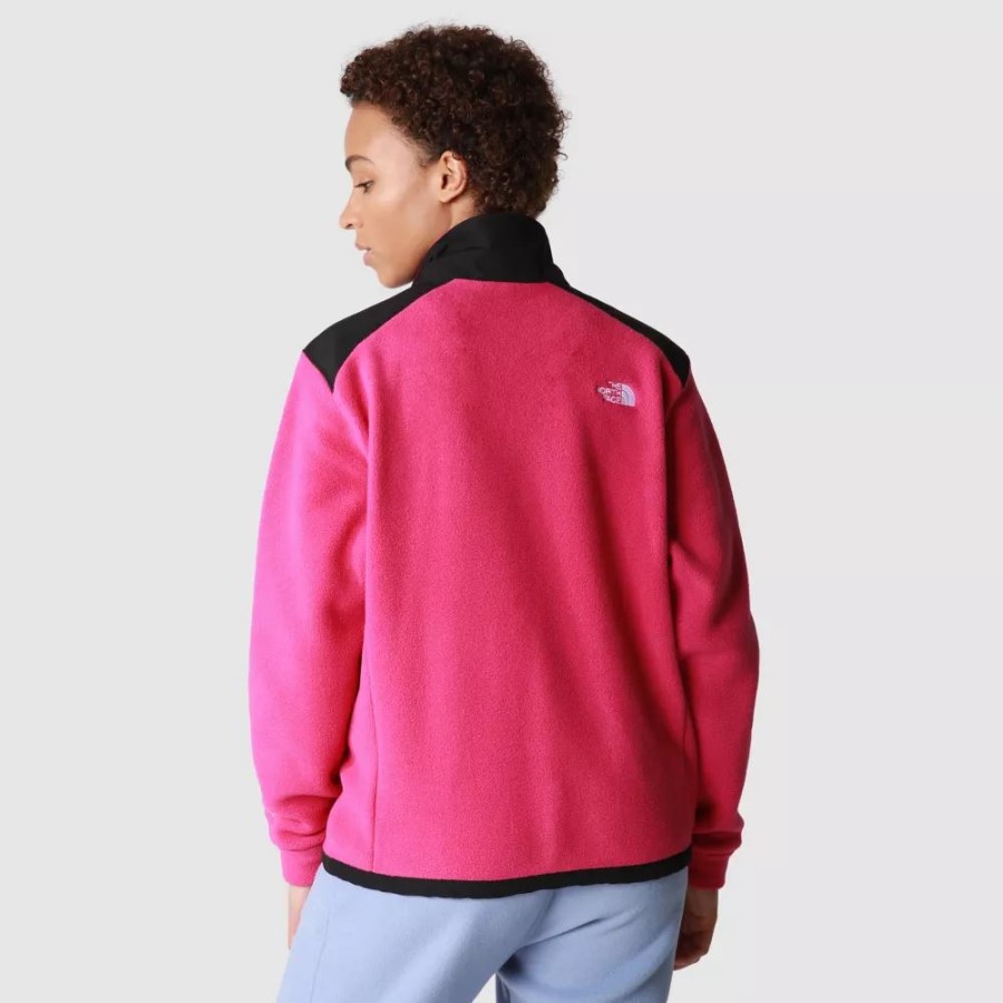 The North Face Fuschia ורוד נשים Alpine Polartec Fleece 200 Jacket