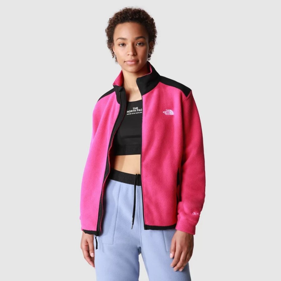 The North Face Fuschia ורוד נשים Alpine Polartec Fleece 200 Jacket