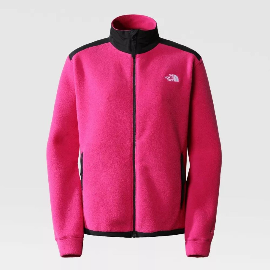 The North Face Fuschia ורוד נשים Alpine Polartec Fleece 200 Jacket