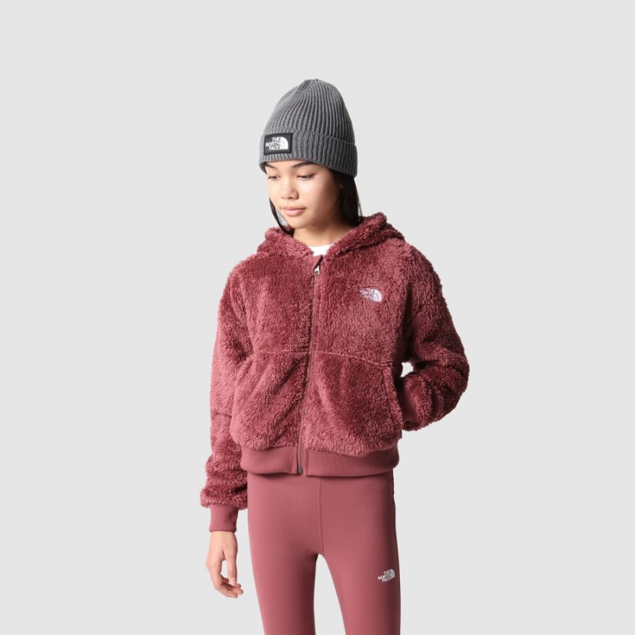 בנות ה-North Face ז'קט ג'ינג'ר עם ברדס