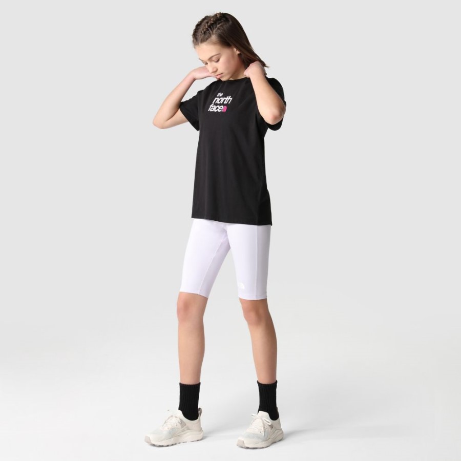 The North Face נשים ערפל לבנדר מתאמנות מכנסיים קצרים בגזרה גבוהה