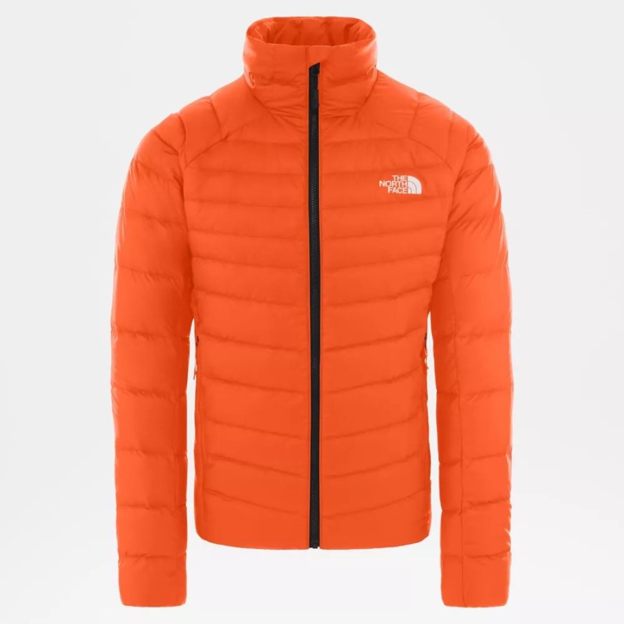 The North Face גברים חדש מעיל אשטון אדום כתום