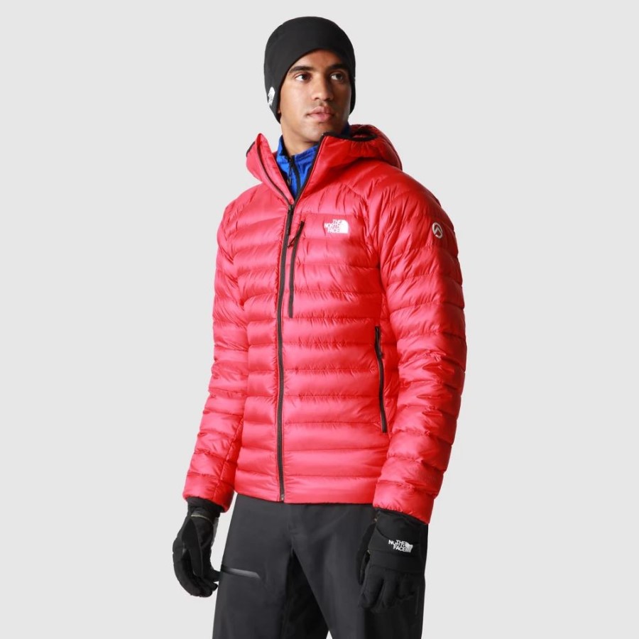 ה-North Face גברים פסגת Breithorn מעיל פוך אדום