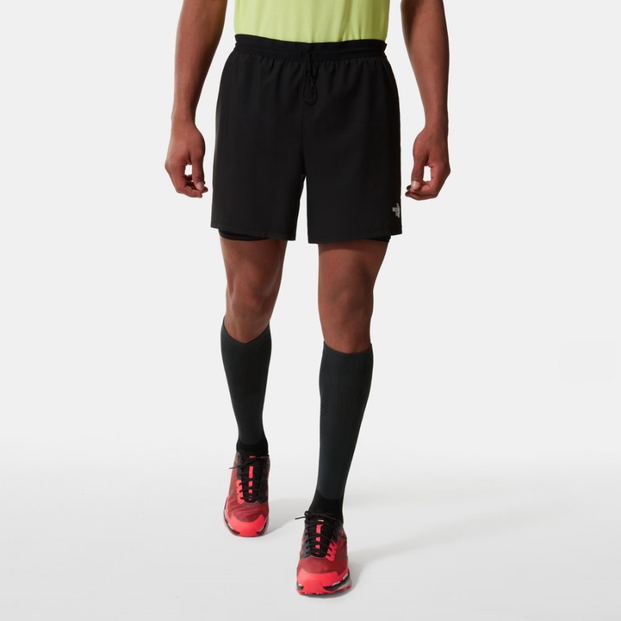 The North Face Men Sunriser 2 ב-1 מכנס שחור