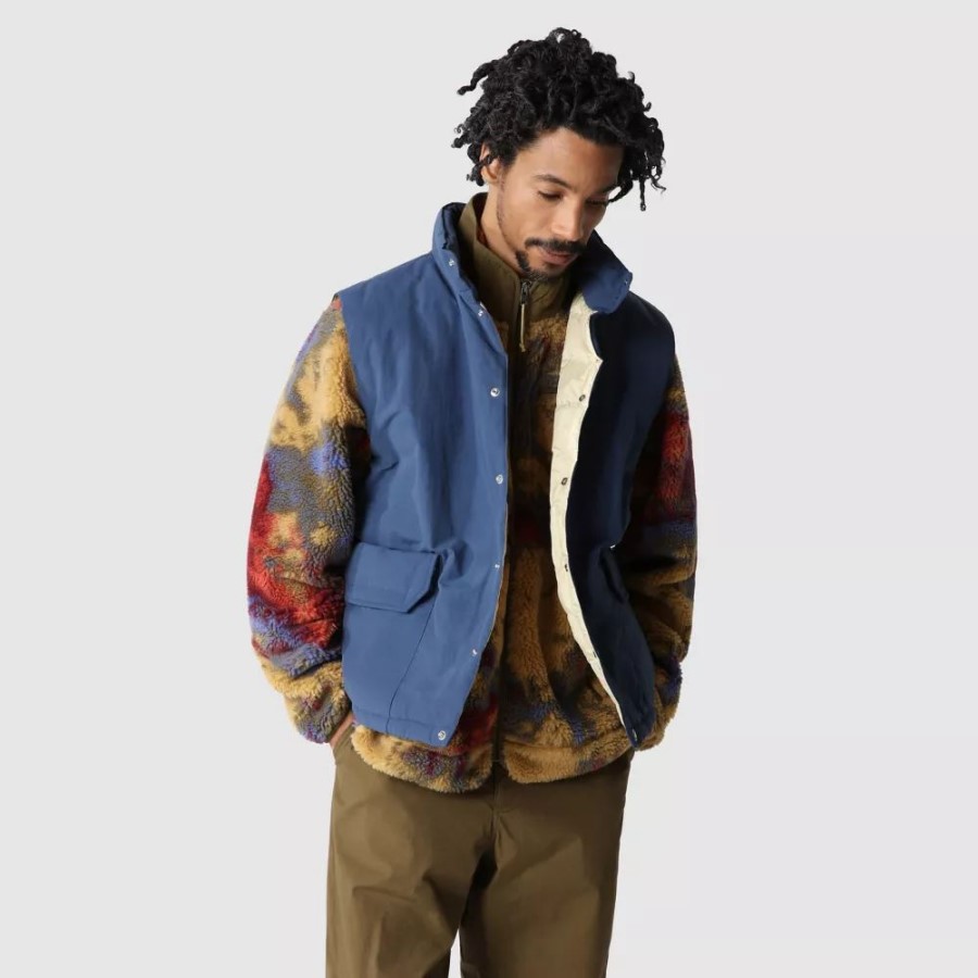 The North Face גברים Thermoball Mountain Gilet כחול מוצל