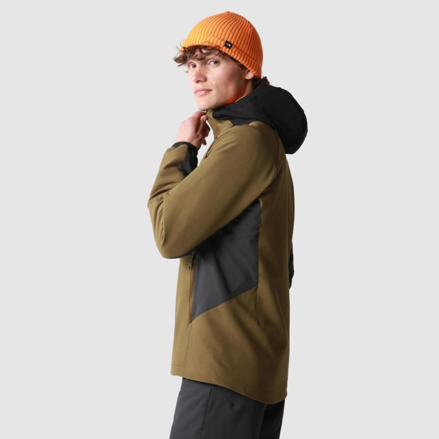 קפוצ\'ון קפוצ\'ון קפוצ\'ון רך אתלטי גברים זית צבאיים בצפון הפנים