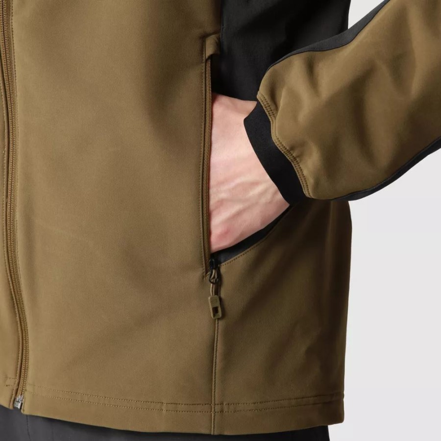 קפוצ\'ון קפוצ\'ון קפוצ\'ון רך אתלטי גברים זית צבאיים בצפון הפנים