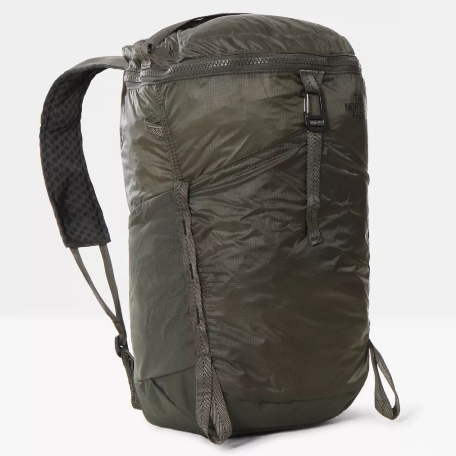 The North Face תרמיל חדש במשקל זבוב בצבע ירוק חום