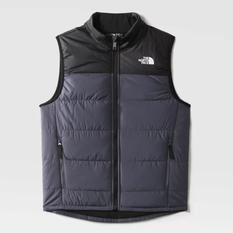 בני הנוער של ה-North Face לעולם לא מפסיקים ג\'ילט אפור סינתטי