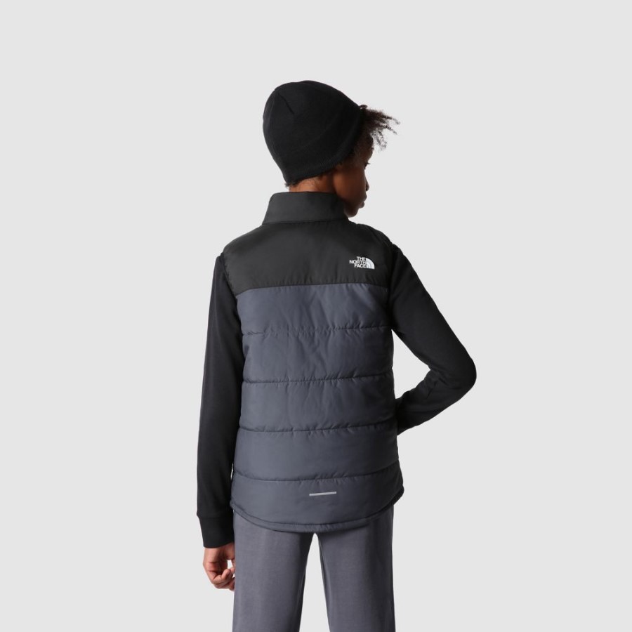 בני הנוער של ה-North Face לעולם לא מפסיקים ג\'ילט אפור סינתטי