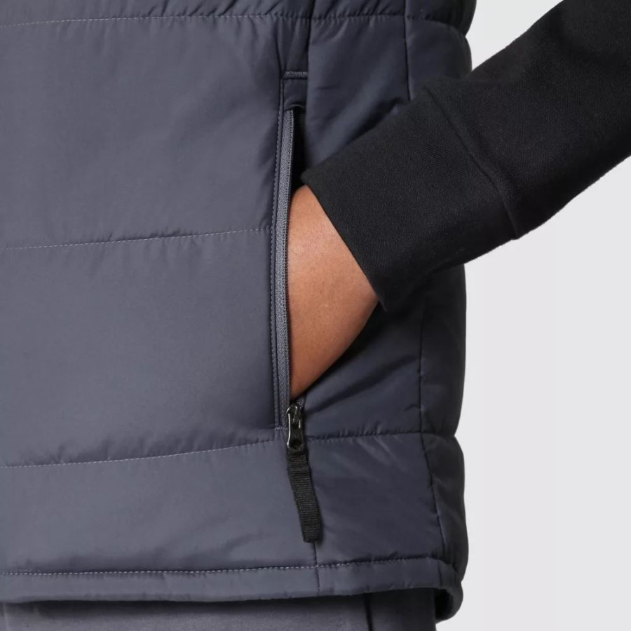 בני הנוער של ה-North Face לעולם לא מפסיקים ג\'ילט אפור סינתטי