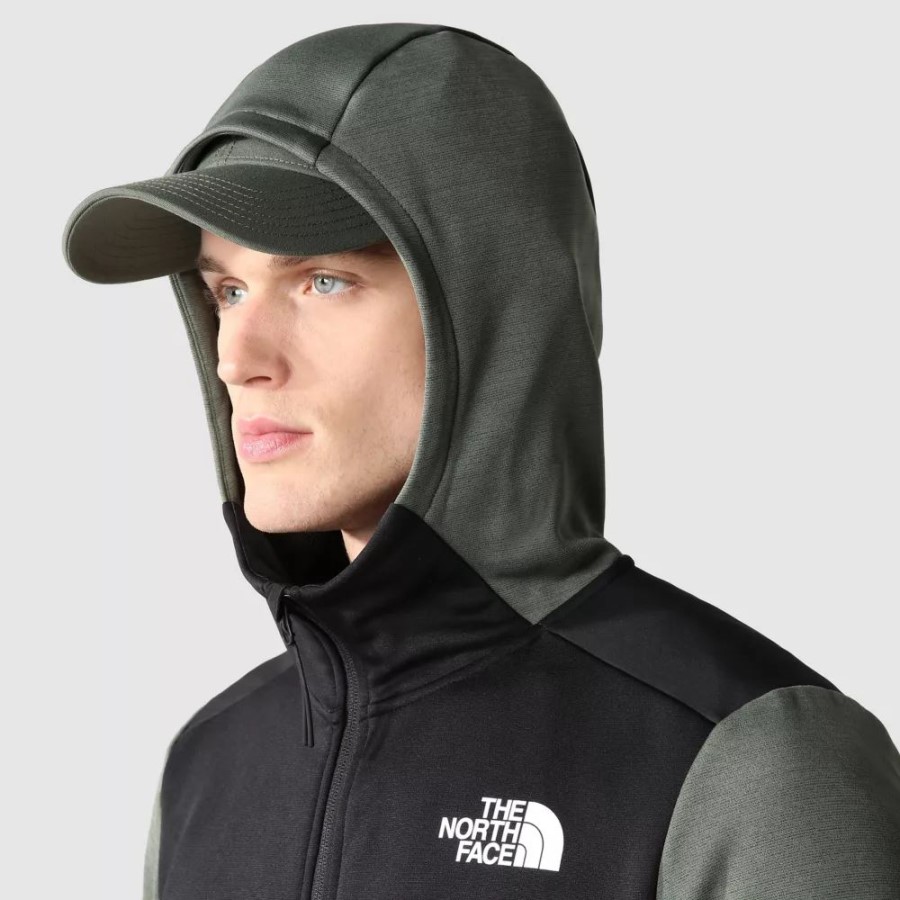 The North Face Thyme Dark Men אימון פליס מלא עם רוכסן