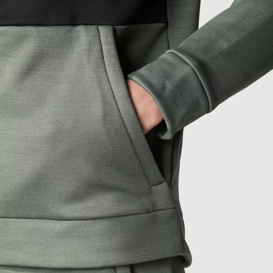 The North Face Thyme Dark Men אימון פליס מלא עם רוכסן