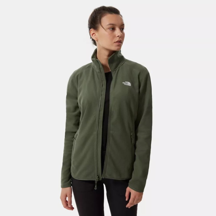 The North Face Women 100 Glacier Full Zip פליס טימין