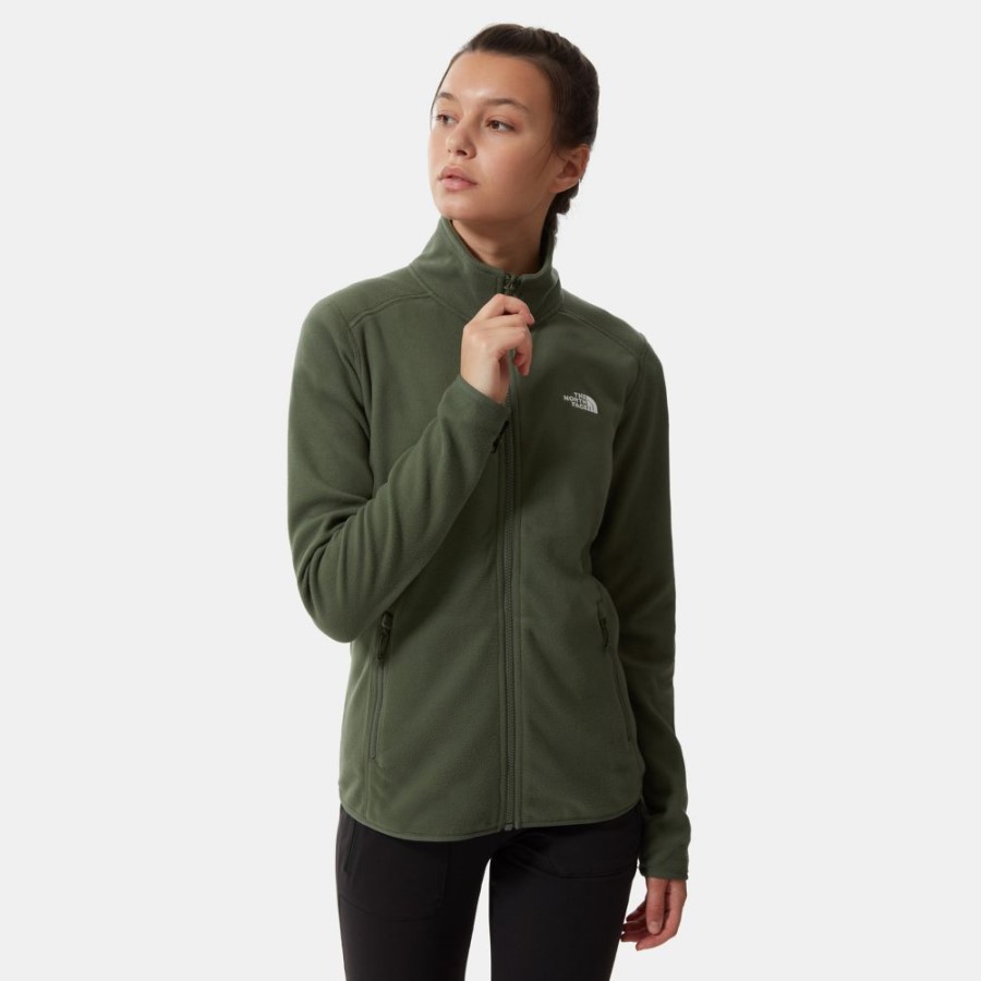 The North Face Women 100 Glacier Full Zip פליס טימין