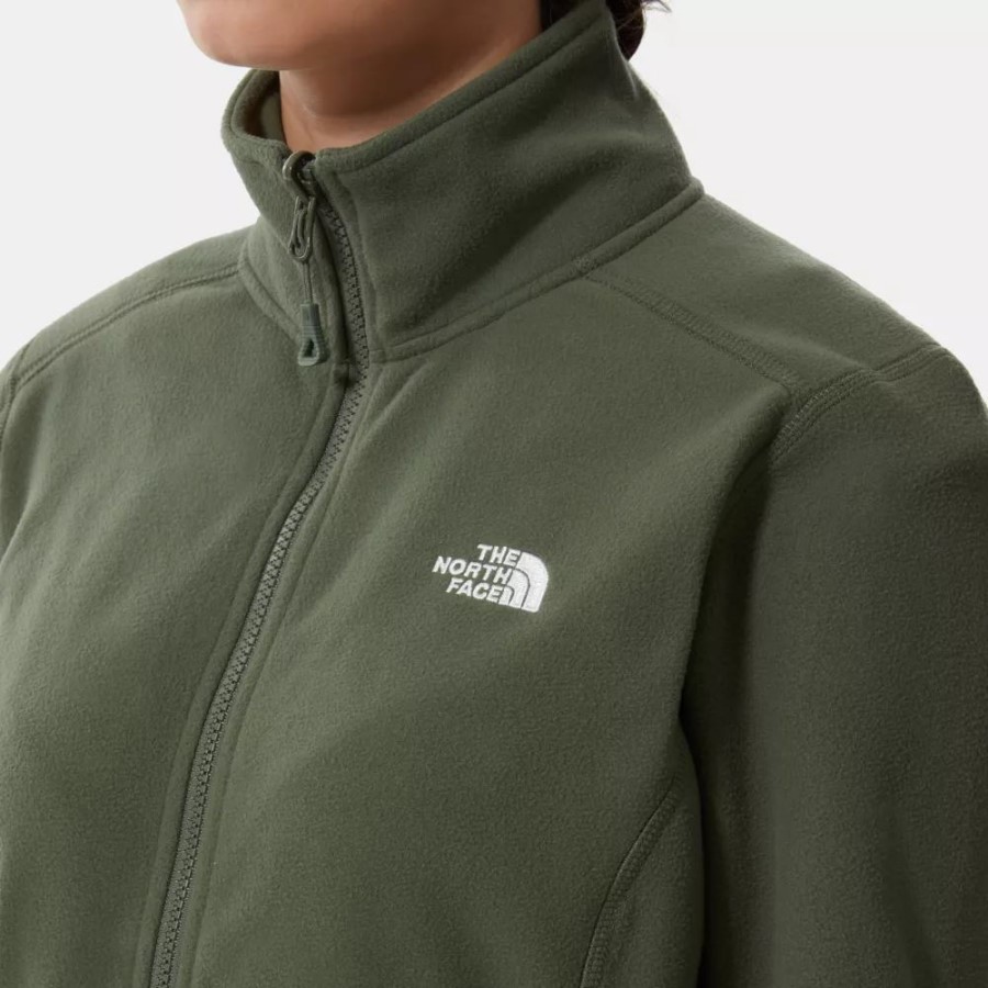 The North Face Women 100 Glacier Full Zip פליס טימין